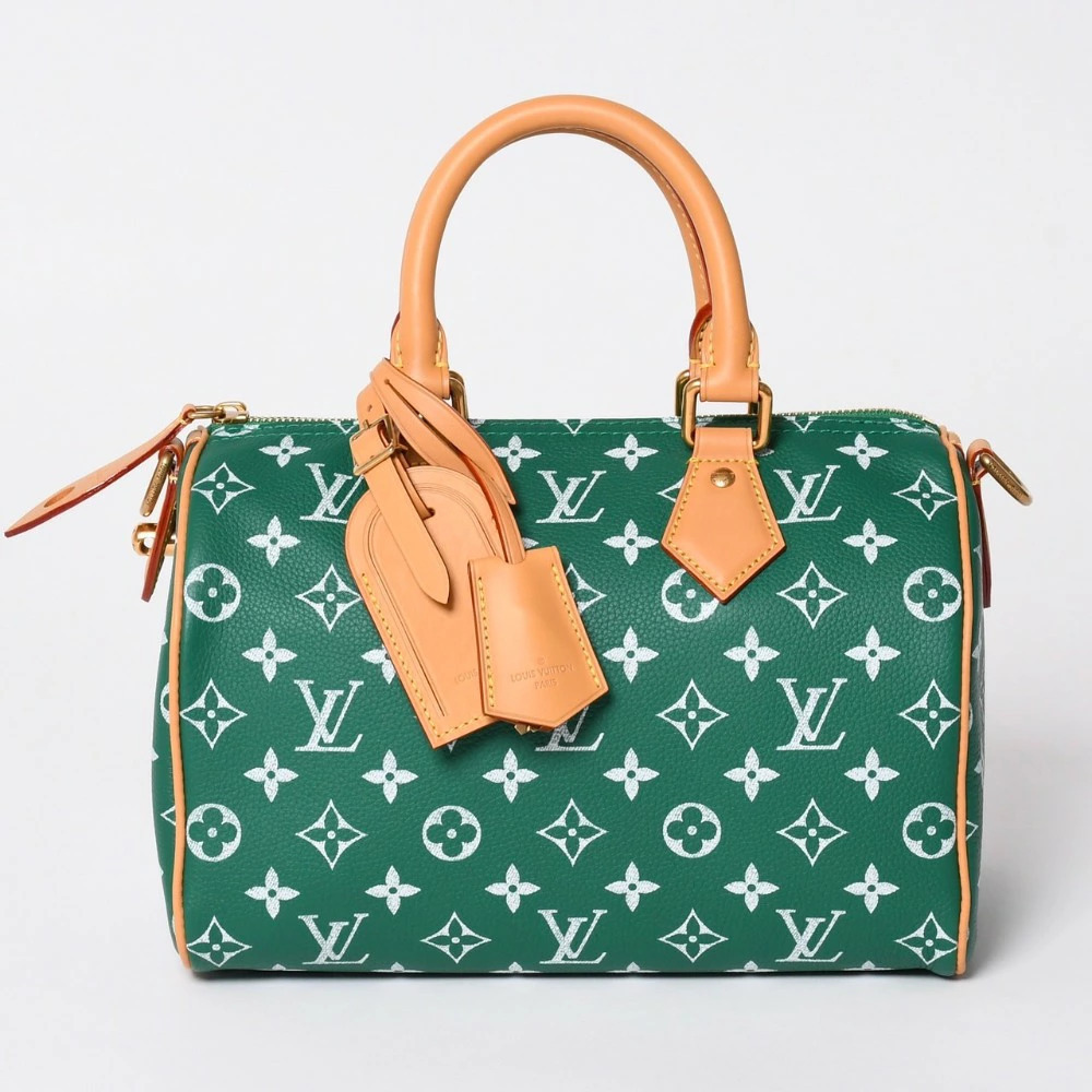 LOUIS VUITTON Speedy Bandouliere handbag green